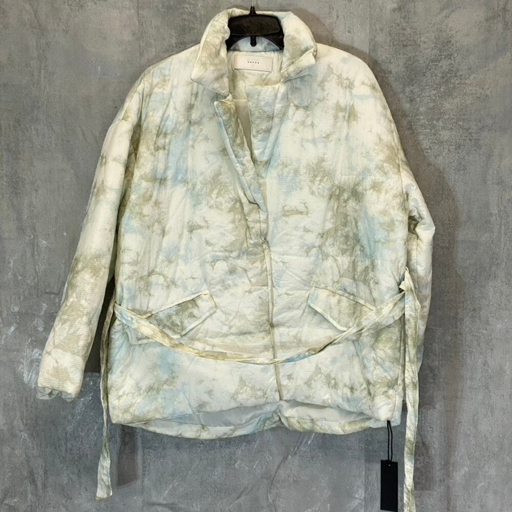 BLANK NYC Women's Perfect Day Hooded Quilted Belted Jacket SZ S